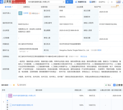 道通科技杭州新設機器人公司，專注AI理論與算法軟件開發
